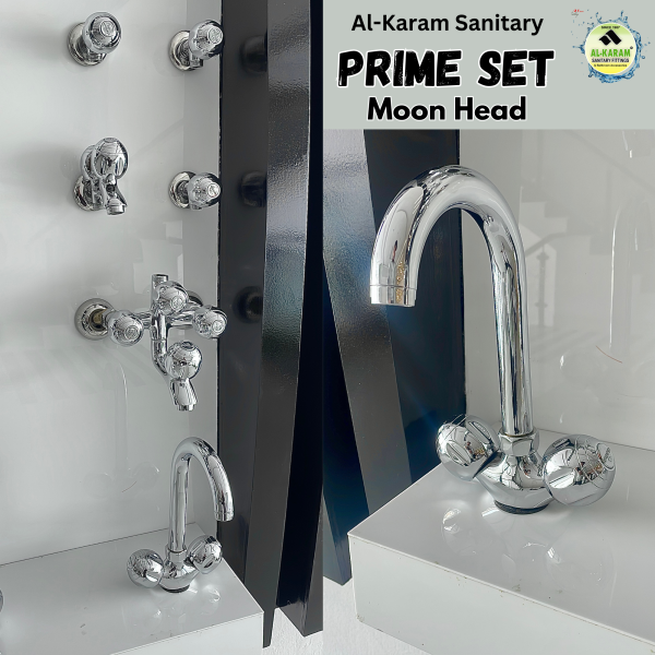 Prime Bath Moon Head SET by Al Karam Sanitary